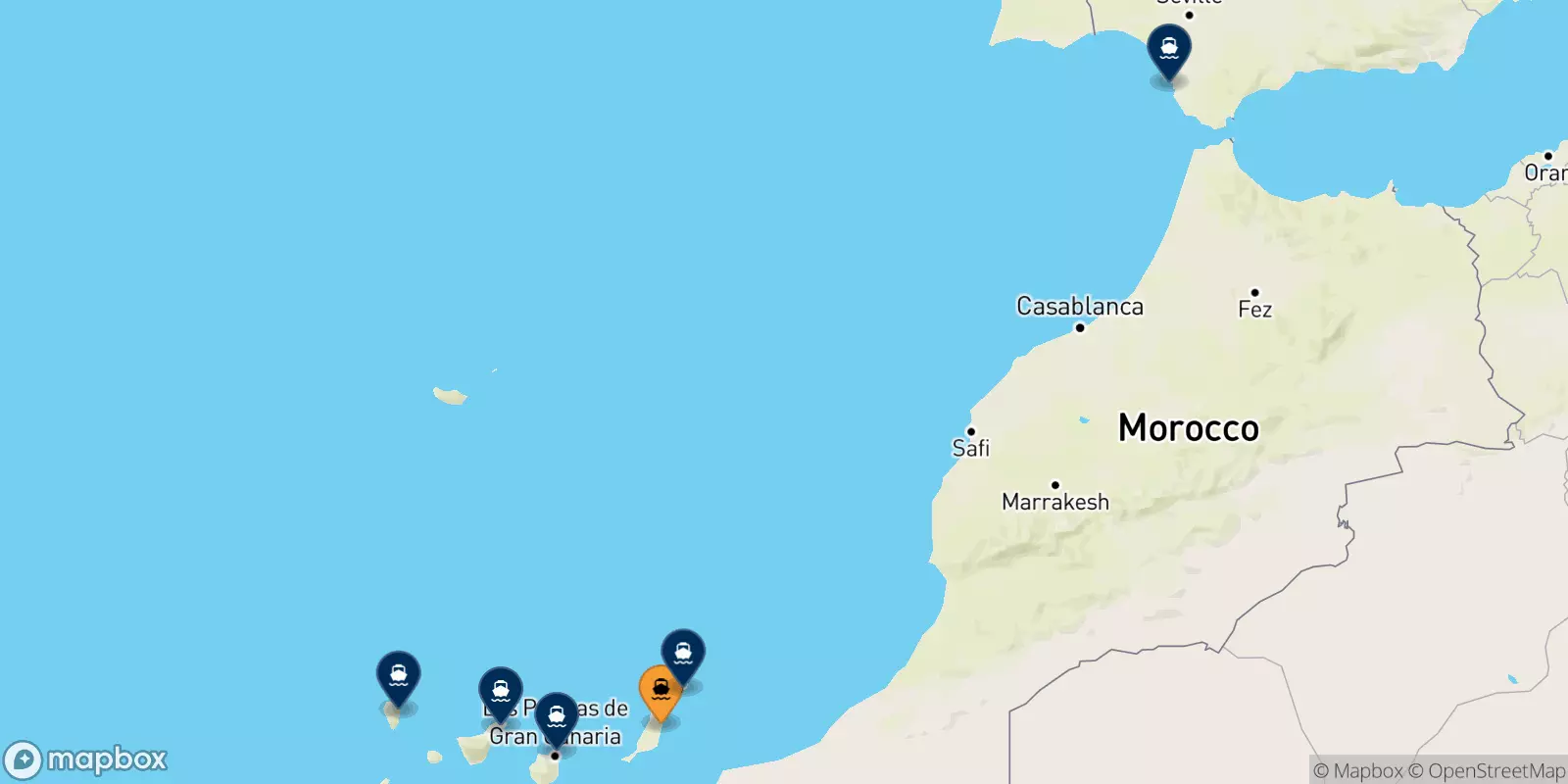 Ferries de Puerto Del Rosario (Fuerteventura)