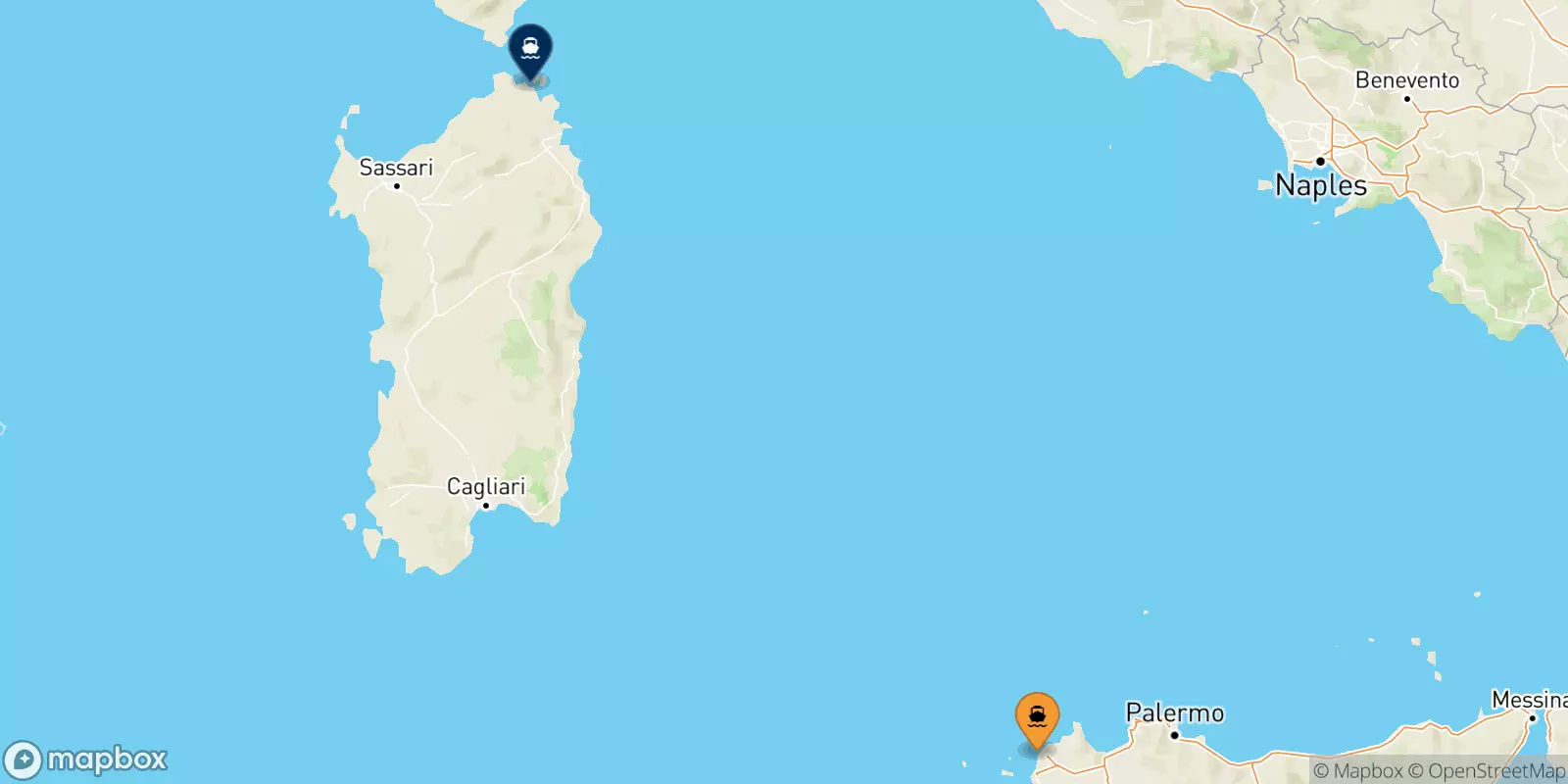 Ferries de Sicilia a Golfo Aranci